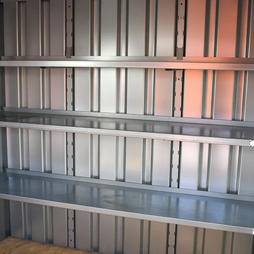 Étagère et accessoires pour container démontable Boxenkit : rangement intérieur optimisé
