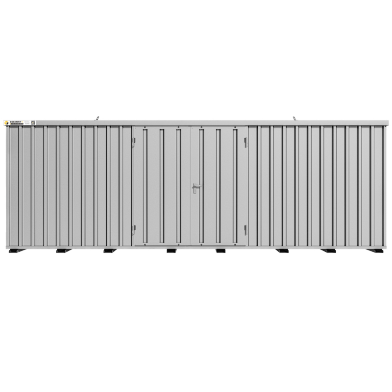 container 6x2m Démontable <br> Double Porte Grand Côté